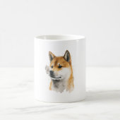 Happy Akita Dog Kaffeetasse (Mittel)