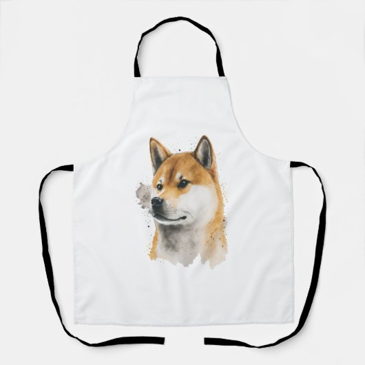 Happy Akita Dog Schürze (Vorderseite)