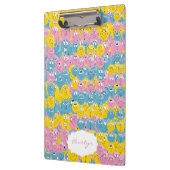 Happy, Albern und lustig 😊 Emoji Faces Klemmbrett (Links)