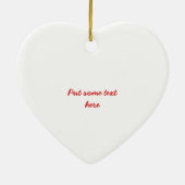 Happy alberne Welpendekoration Keramik Ornament (Hinten)