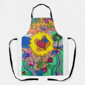 Happy All-over Print Schürze (Vorderseite)