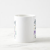 Happy Almost Mardi Gras Funny Carnival Kaffeetasse (Mittel)