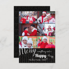 Happy Always Collage - 3x5 Foto Ferienkarte Einladung