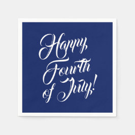 Happy Amerikanische Unabhängigkeitstag Drehbuch bl Serviette