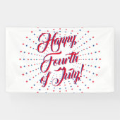 Happy Amerikanische Unabhängigkeitstag Drehbuch Ro Banner (Horizontal)