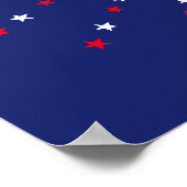 Happy Amerikanische Unabhängigkeitstag Drehbuch Ro Poster (Ecke)