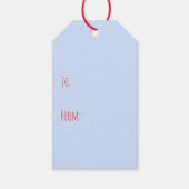 Happy Amerikanische Unabhängigkeitstag Hunde Liefe Geschenkanhänger (Rückseite)