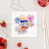 Happy Amerikanische Unabhängigkeitstag Independenc Serviette (Beispiel)