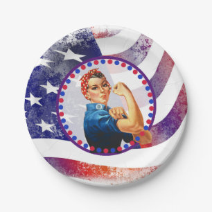 Happy Amerikanische Unabhängigkeitstag Independent Pappteller