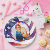 Happy Amerikanische Unabhängigkeitstag Independent Pappteller (Party)