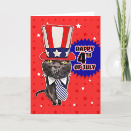 Happy Amerikanische Unabhängigkeitstag Niedlich Pa Feiertagskarte