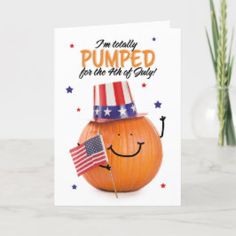 Happy Amerikanische Unabhängigkeitstag Patriotic P Feiertagskarte