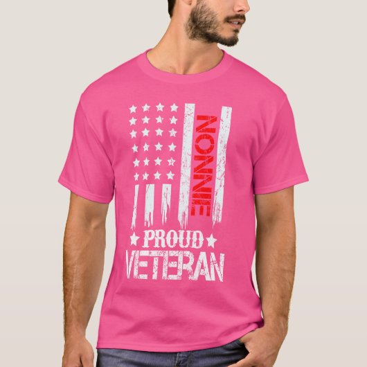 Happy Amerikanische Unabhängigkeitstag Proud Ameri T-Shirt (Vorderseite)