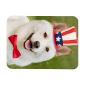 Happy Amerikanische Unabhängigkeitstag Shiba Inu H Magnet (Horizontal)