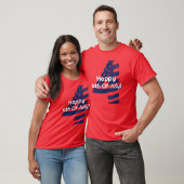Happy Amerikanische Unabhängigkeitstag T-Shirt (Unisex)