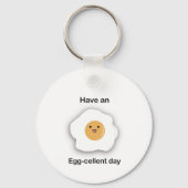 Happy an Egg Cent Day Schlüsselanhänger (Rückseite)