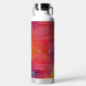 Happy and Bright Colorful Mixed Media Trinkflasche (Vorderseite)