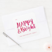 Happy and Bright Gift Tag Sticker (Umschlag)