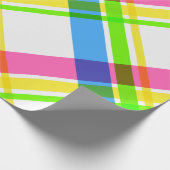 Happy and Bright Kariert Wrapping Paper Geschenkpapier (Ecke)