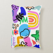 Happy and colorful abstract designs dekokissen (Rückseite(Vertikal))