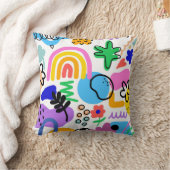 Happy and colorful abstract designs kissen (Decke)