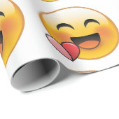 Happy and Liebe imoji Geschenkpapier (Rolleneckpunkt)