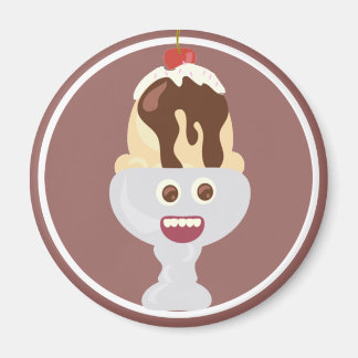 Happy and Niedlich Sundae Pal Magnet