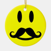 Happy & Angry Mustache Ornament (Vorne)