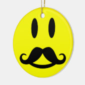 Happy & Angry Mustache Ornament (Links)