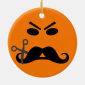 Happy & Angry Mustache Ornament (Hinten)