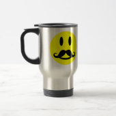 Happy & Angry Mustache Tasse - wählen Sie Stil (Links)