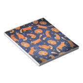 Happy-animal-fox-Muster Notizblock (angewinkelt)