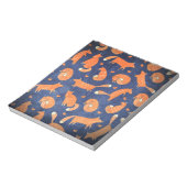 Happy-animal-fox-Muster Notizblock (Rotiert)