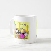 Happy Animals Kaffeetasse (Vorderseite Links)