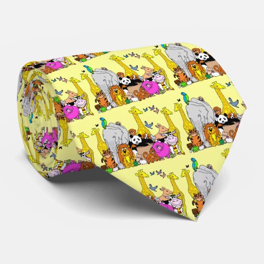 Happy Animals Krawatte (Gerollt)
