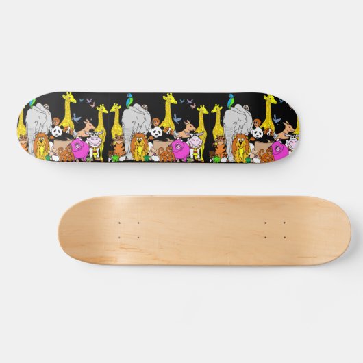 Happy Animals Skateboard (Horizontal)