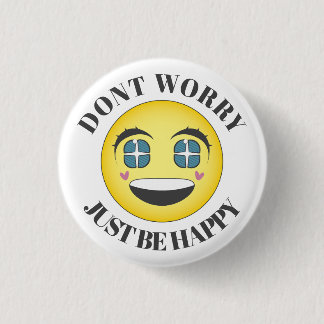 Happy Animes Gesicht Button