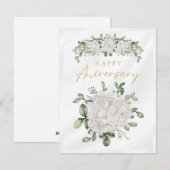 HAPPY ANIVERSARY FEIERTAGSKARTE (Vorne/Hinten)