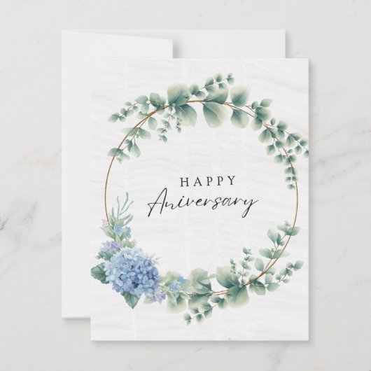 HAPPY ANIVERSARY FEIERTAGSKARTE (Vorderseite)