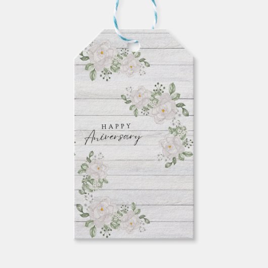 HAPPY ANIVERSARY GESCHENKANHÄNGER (Vorderseite)