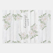 HAPPY ANIVERSARY GESCHENKPAPIER SET (Vorderseite)