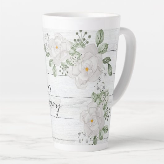 HAPPY ANIVERSARY MILCHTASSE (Rechte Ecke)