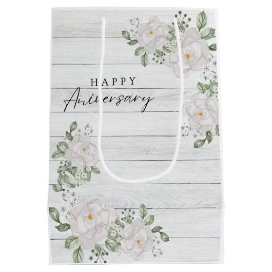 HAPPY ANIVERSARY MITTLERE GESCHENKTÜTE (Rückseite)