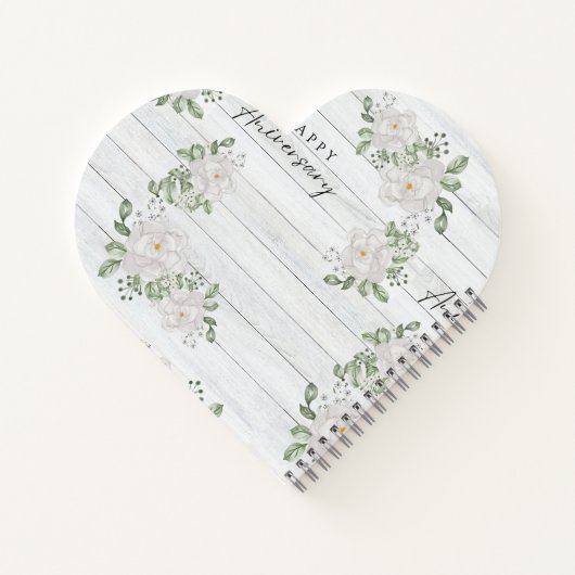 HAPPY ANIVERSARY NOTIZBLOCK (Rückseite)