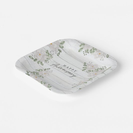 HAPPY ANIVERSARY PAPPTELLER (Gewinkelt)