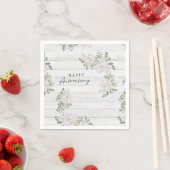 HAPPY ANIVERSARY SERVIETTE (Beispiel)