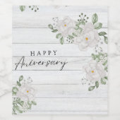 HAPPY ANIVERSARY WEINETIKETT (Einzelnes Label)