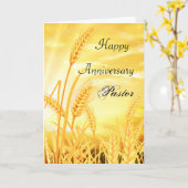 Happy Anniersary Pastor Karte (Gelbe Blume)