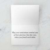 Happy Anniversary 15 Years (wedding anniversary) Karte (Innenseite)