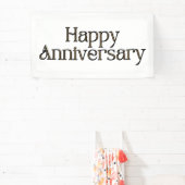 Happy Anniversary 1.6x3 Vinyl Banner (InSitu)